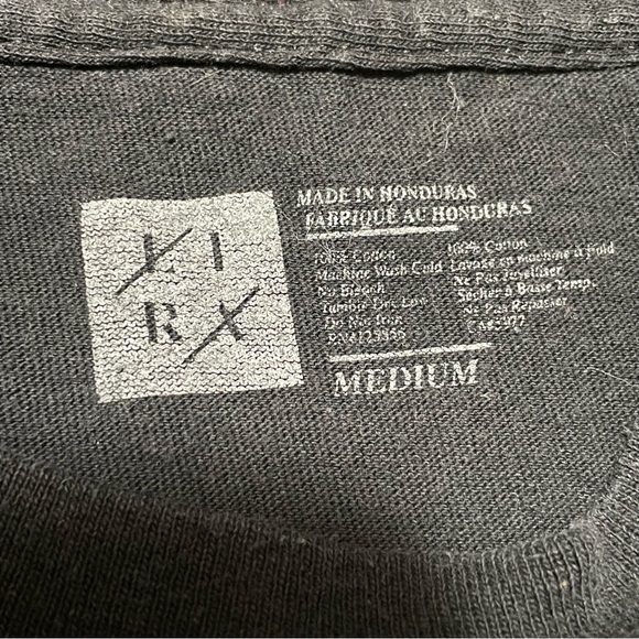 Lira Men’s Black Crewneck Short Sleeve Graphic Tee Size M - Picture 3 of 3